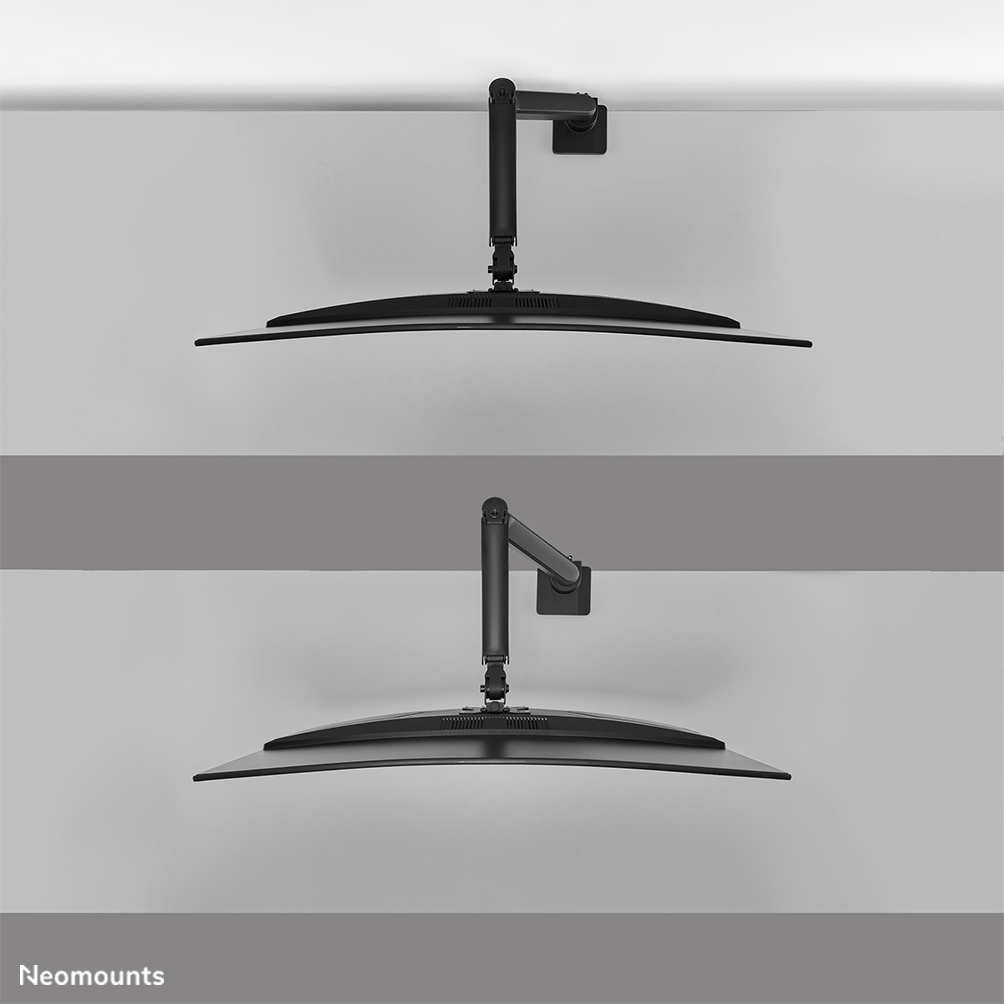 Neomounts DS70PLUS-450BL1 Braccio per monitor 17-49" - molla a gas - Topfix - 180°-stop